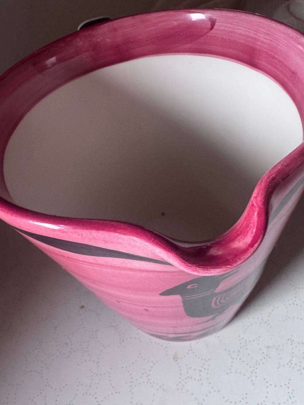 90's Starbucks Ciao Italya Ceramic Pitcher by Bellini - Picture 4 of 7